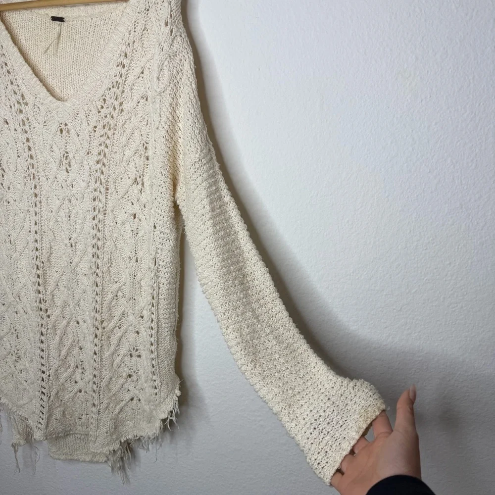 Free People Cross My Heart Knit Pull Over - Picture 9 of 12
